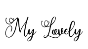 My Lovely Font Image