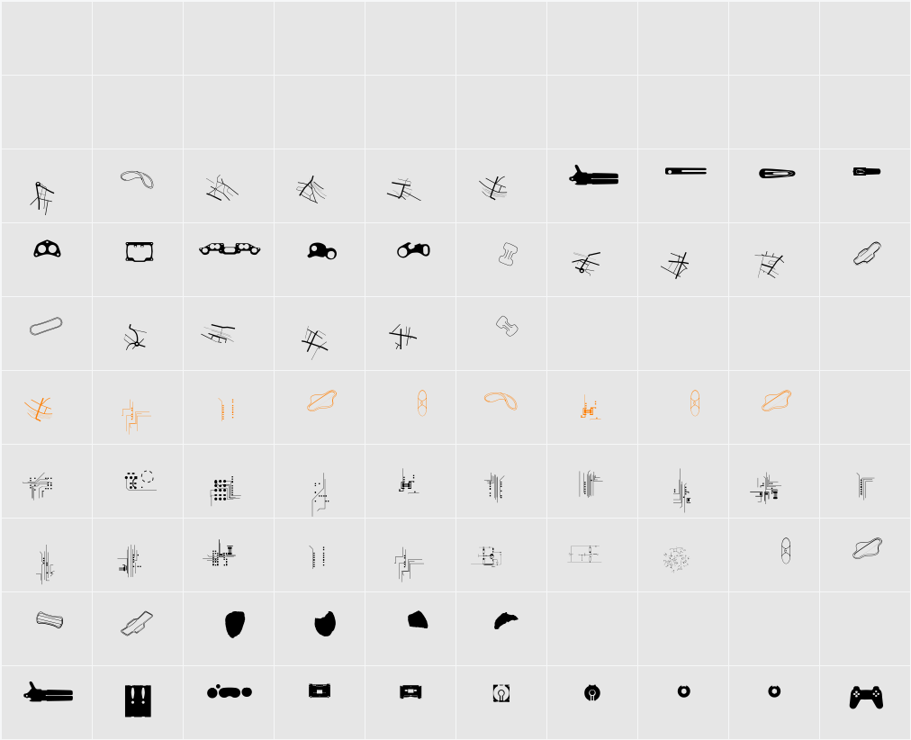 CroCro Character Map