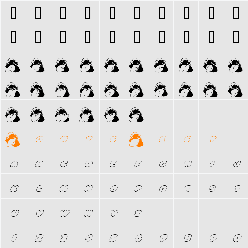 AL Fire Helmet Character Map