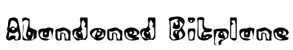 Abandoned Bitplane Font Image