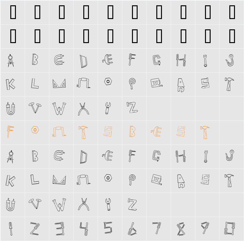 CK Tools Character Map