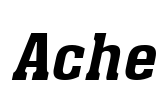 Ache Font Image