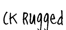 CK Rugged Font Image