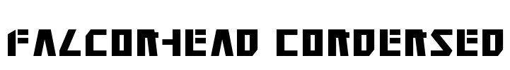 Falconhead Condensed Font Image