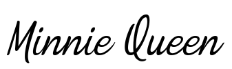 Minnie Queen Font Image