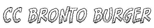 CC Bronto Burger Font Image