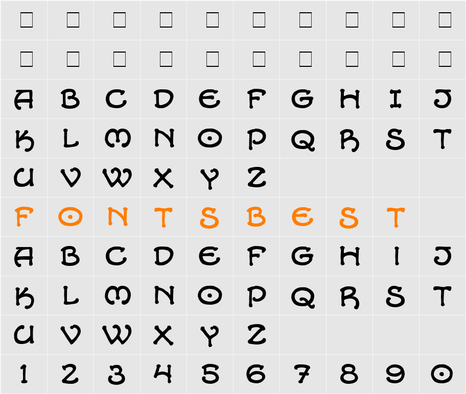 CC Alchemite Character Map