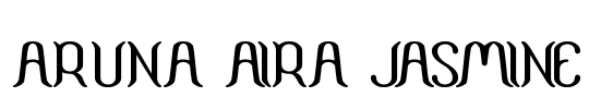 ARUNA AIRA JASMINE Font Image