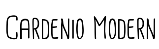 Cardenio Modern Font Image