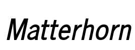 Matterhorn Font Image