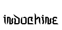 Indochine Font Image