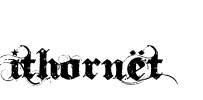 Ithornët Font Image