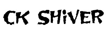 CK Shiver Font Image