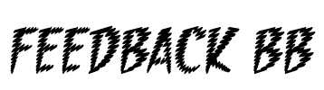 Feedback BB Font Image