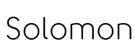 Solomon Font Image