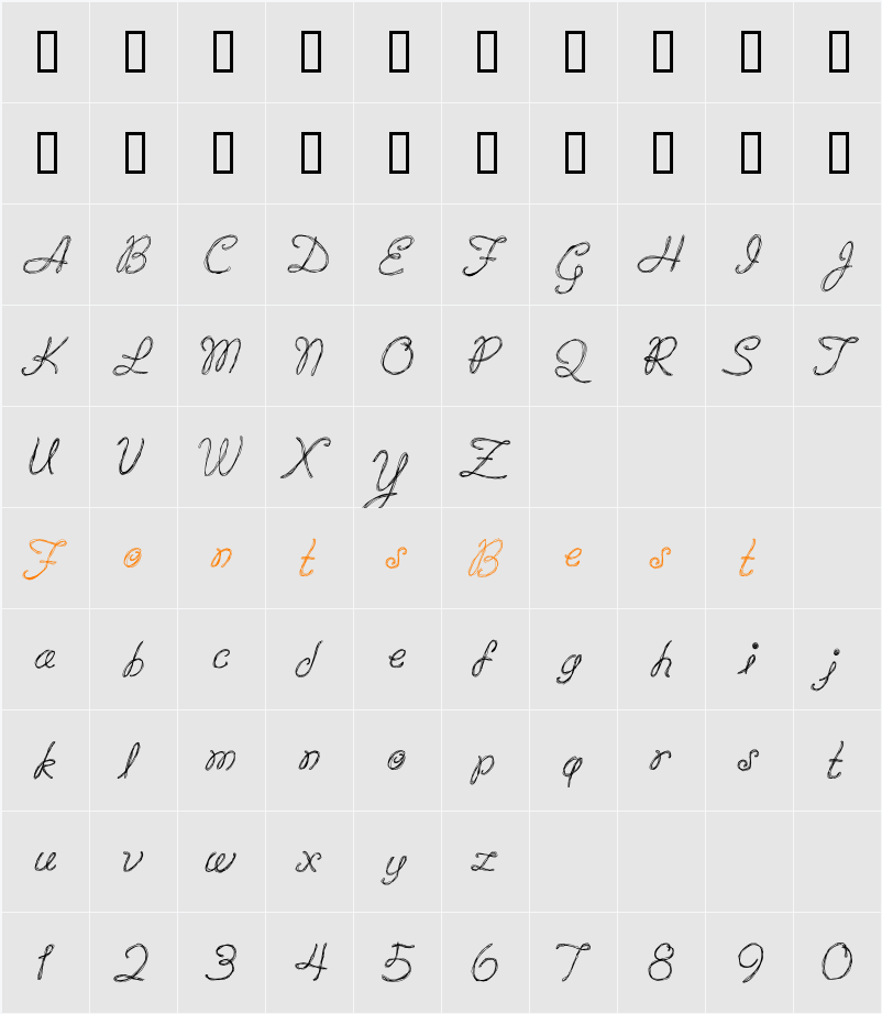 CK Ranch Character Map