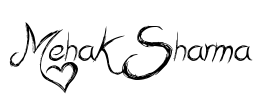 Mehak Sharma Font Image