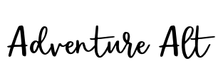 Adventure Alt Font Image