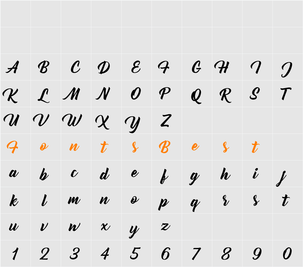 Bernadette Character Map