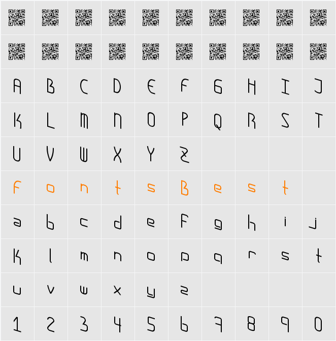 AmplitudeSkewed Character Map