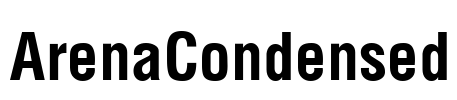 ArenaCondensed Font Image