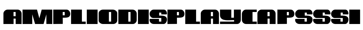 AmplioDisplayCapsSSi Font Image