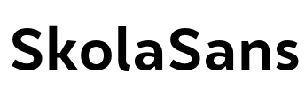 SkolaSans Font Image