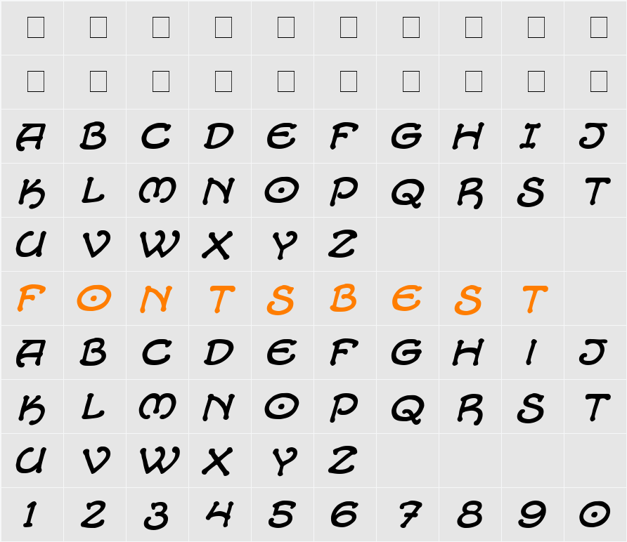 CC Alchemite Character Map