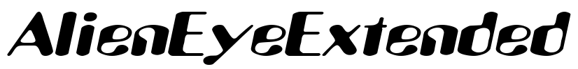 AlienEyeExtended Font Image