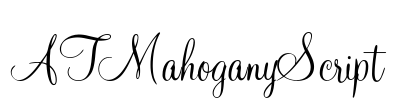 ATMahoganyScript