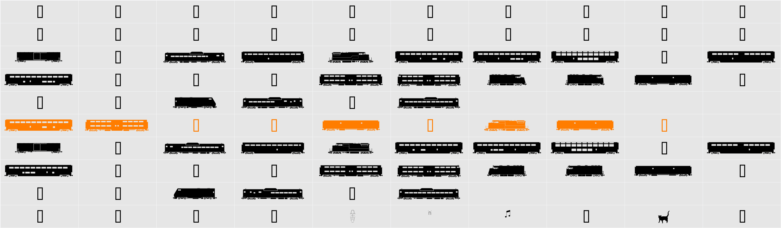 ModPassenger Character Map