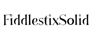 FiddlestixSolid Font Image