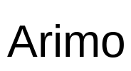 Arimo Font Image