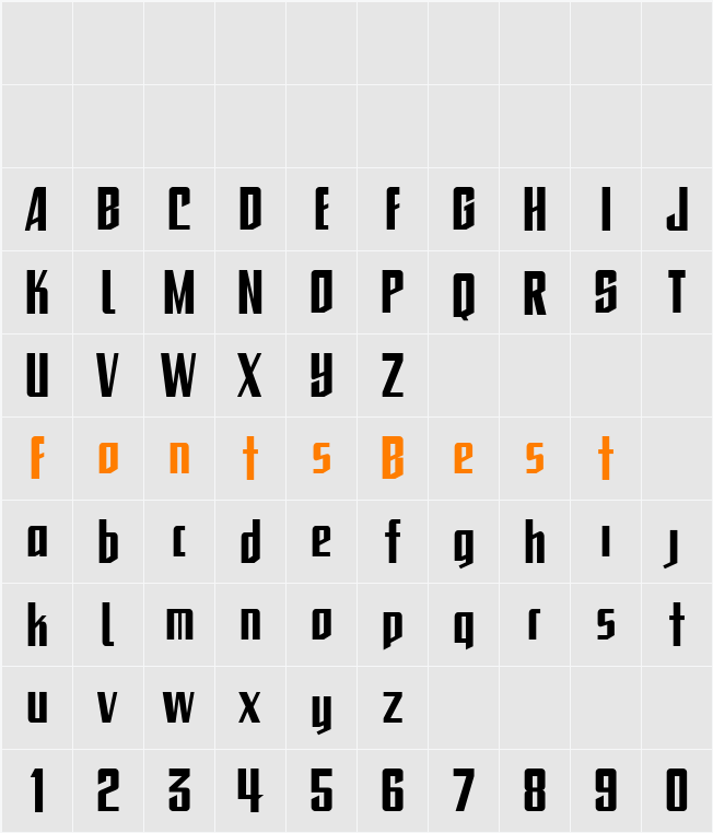 CCToBeContinued Character Map