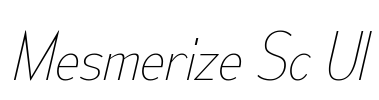 Mesmerize Sc Ul Font Image