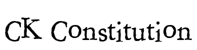 CK Constitution Font Image