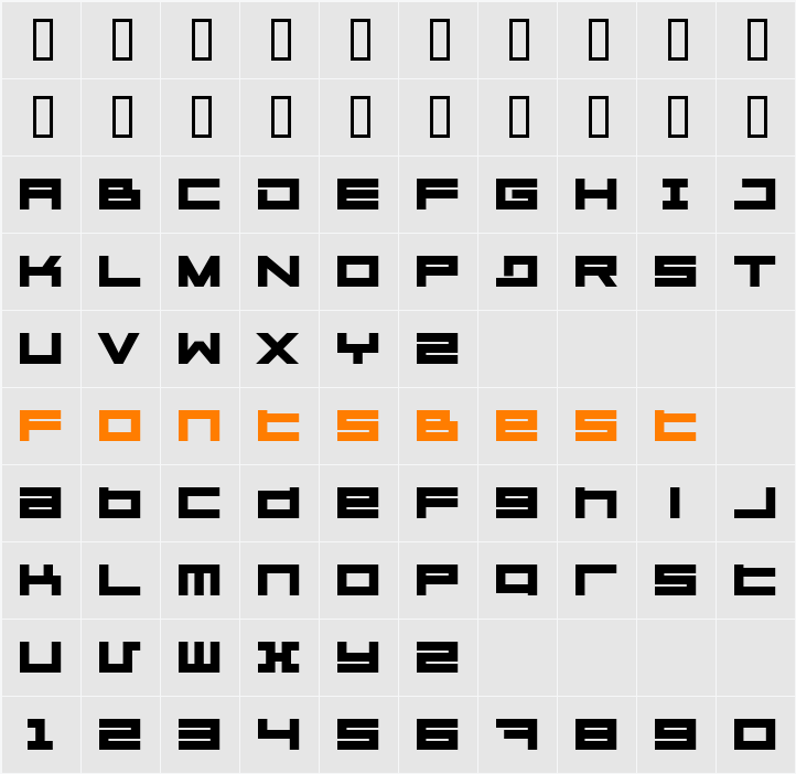 Megaton Character Map