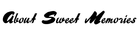 About Sweet Memories Font Image