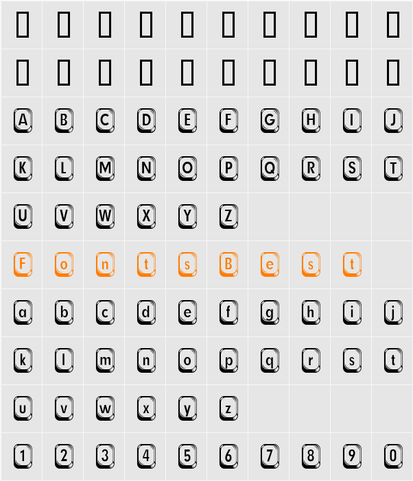 JI-Hodden Character Map