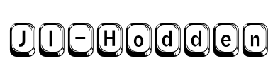 JI-Hodden Font Image