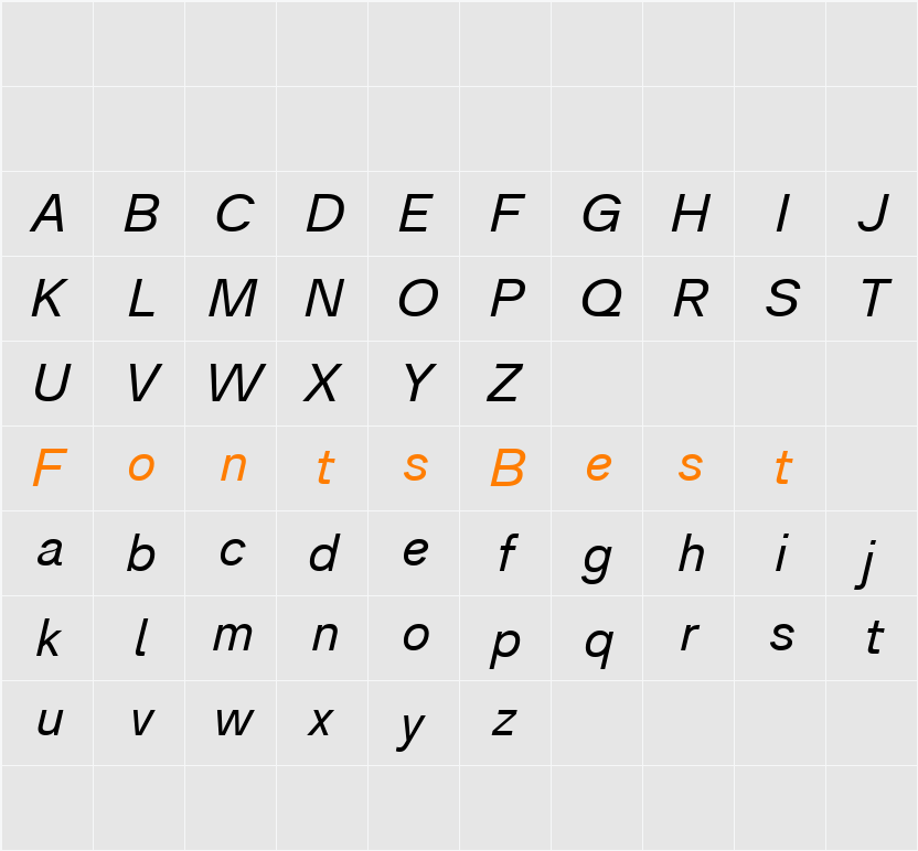 Analogue Reduced Character Map