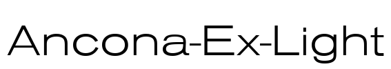 Ancona-Ex-Light Font Image