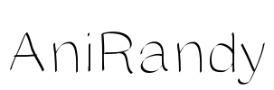 AniRandy Font Image