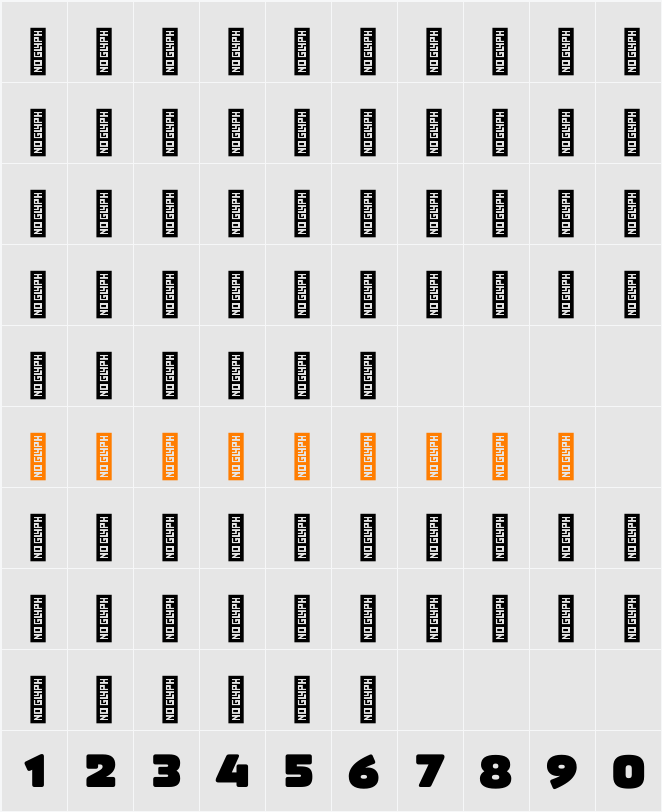 Baba v2 FM Bold Character Map