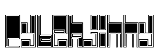 Cyberjimmy Font Image