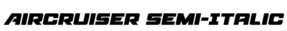 Aircruiser Semi-Italic