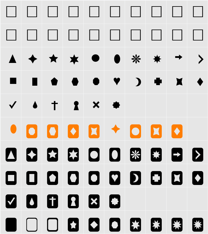 Cut Outs for 3D FX Character Map