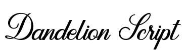 Dandelion Script