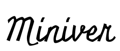 Miniver Font Image