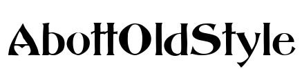 AbottOldStyle Font Image